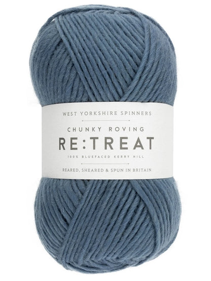 Re:Treat Chunky Roving | Dochtgarn aus 100% britischer Bluefaced Wolle