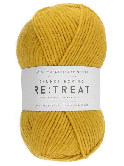 Re:Treat Chunky Roving | Dochtgarn aus 100% britischer Bluefaced Wolle