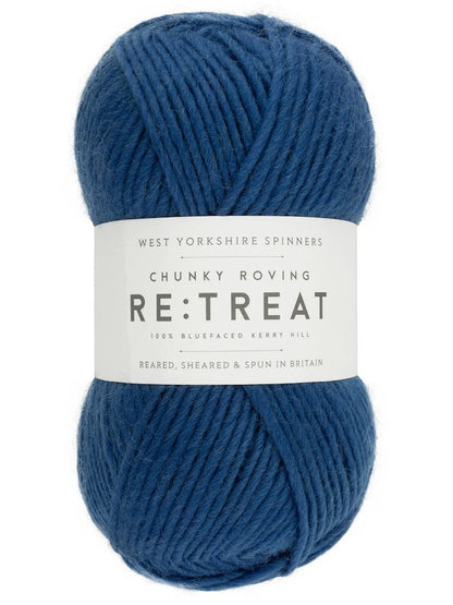 Re:Treat Chunky Roving | Dochtgarn aus 100% britischer Bluefaced Wolle