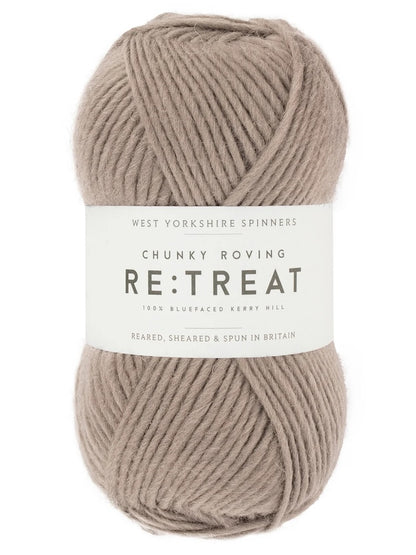 Re:Treat Chunky Roving | Dochtgarn aus 100% britischer Bluefaced Wolle