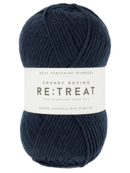 Re:Treat Chunky Roving | Dochtgarn aus 100% britischer Bluefaced Wolle