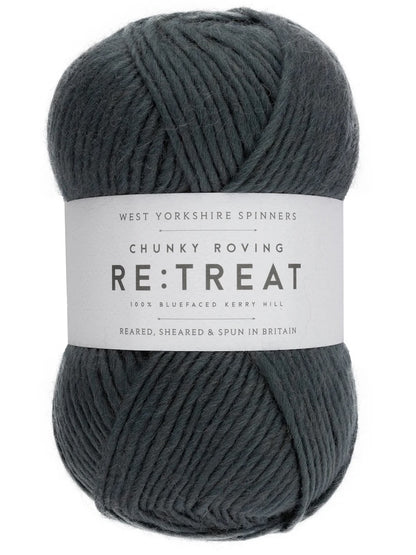 Re:Treat Chunky Roving | Dochtgarn aus 100% britischer Bluefaced Wolle