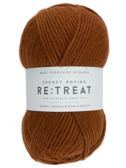 Re:Treat Chunky Roving | Dochtgarn aus 100% britischer Bluefaced Wolle