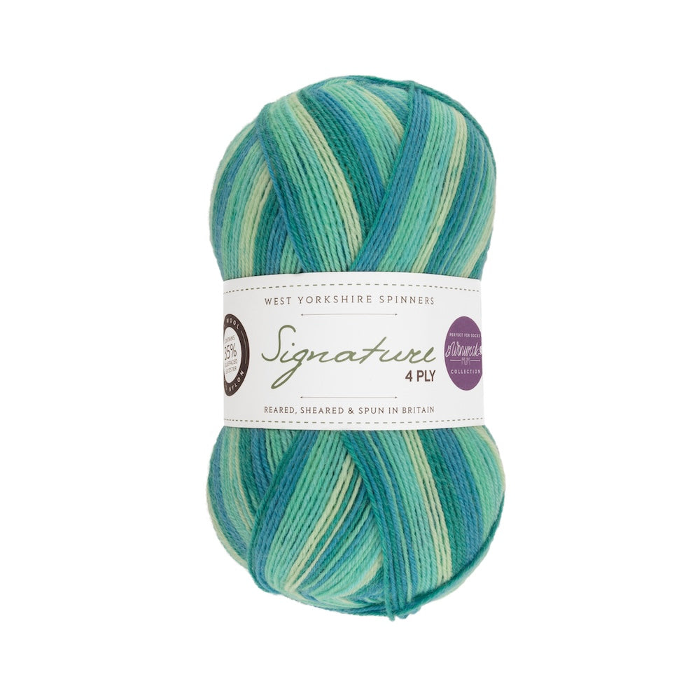 Signature 4-ply Winwick Mum | selbststreifendes Sockengarn