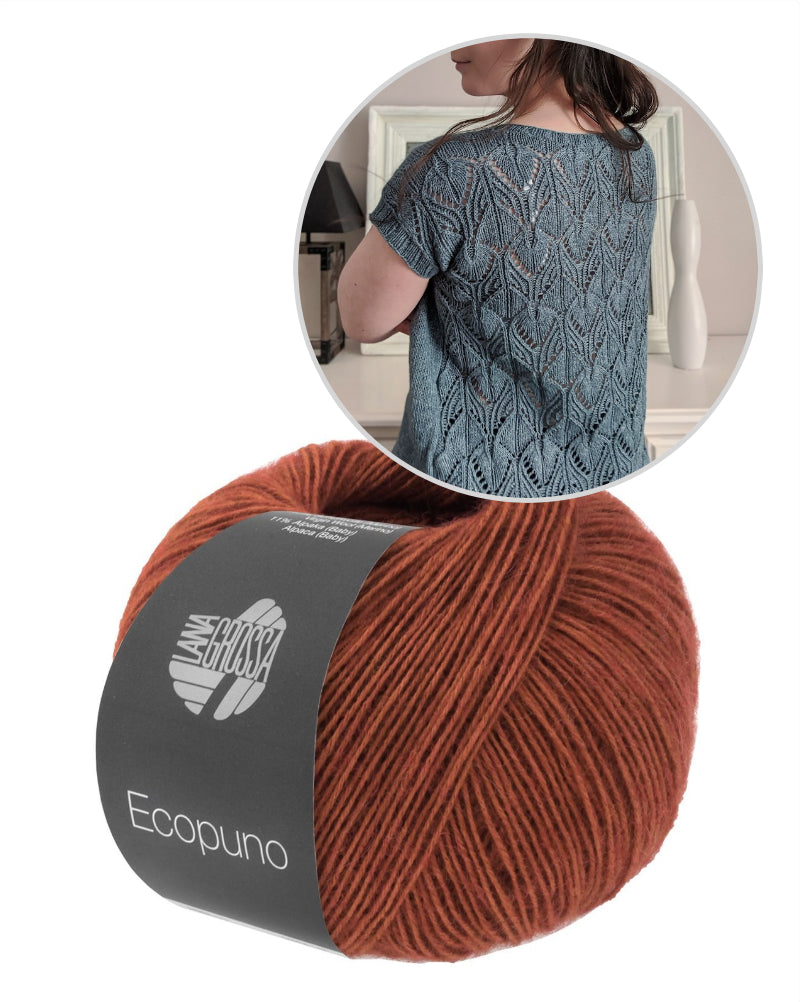 Audrey Borrego Xyris Shirt mit Ecopuno von Lana Grossa 14