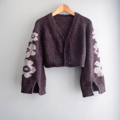 Nola Cardigan | ikonische Blütenärmel aus Le Coton & Alpaca von Biches & Bûches