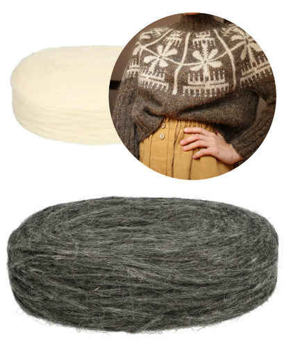 Yardana Pullover | Blüten Norweger mit Plötulopi von Lopi Island