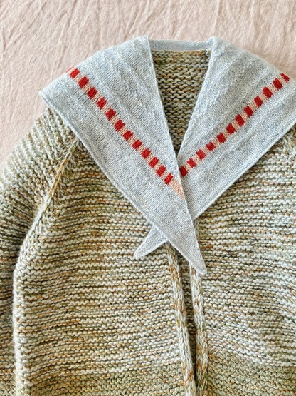 Edelweiss Scarf | zartes Farbmuster aus Le Petit Lambswool von Biches & Bûches