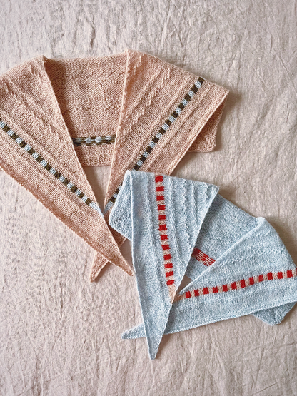 Edelweiss Scarf | zartes Farbmuster aus Le Petit Lambswool von Biches & Bûches