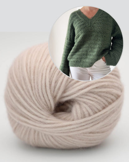 Caidree Yutori Sweater V-Neck mit Brisa von BC Garn 8