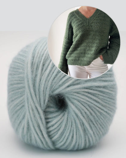 Caidree Yutori Sweater V-Neck mit Brisa von BC Garn 9