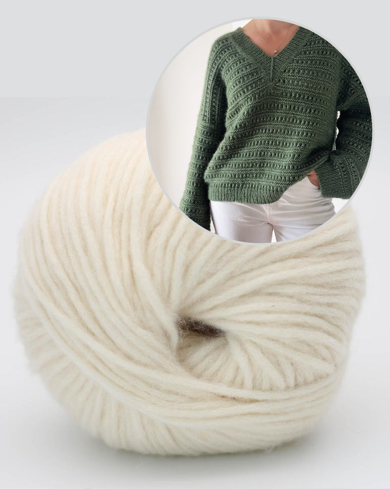 Caidree Yutori Sweater V-Neck mit Brisa von BC Garn 7