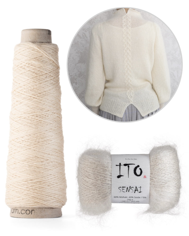 Eri Shimizu Yuu Blouse mit Rakuda und Sensai von ITO Yarn 8
