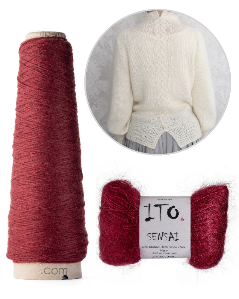 Eri Shimizu Yuu Blouse mit Rakuda und Sensai von ITO Yarn 12