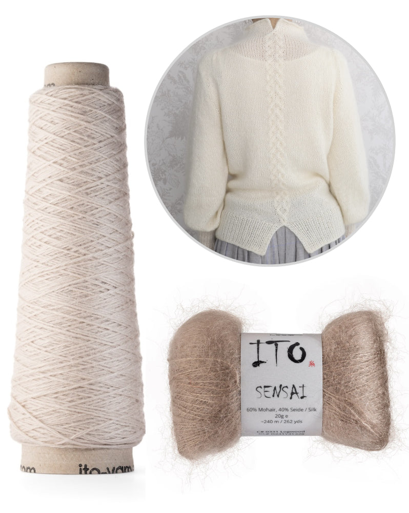 Eri Shimizu Yuu Blouse mit Rakuda und Sensai von ITO Yarn 9
