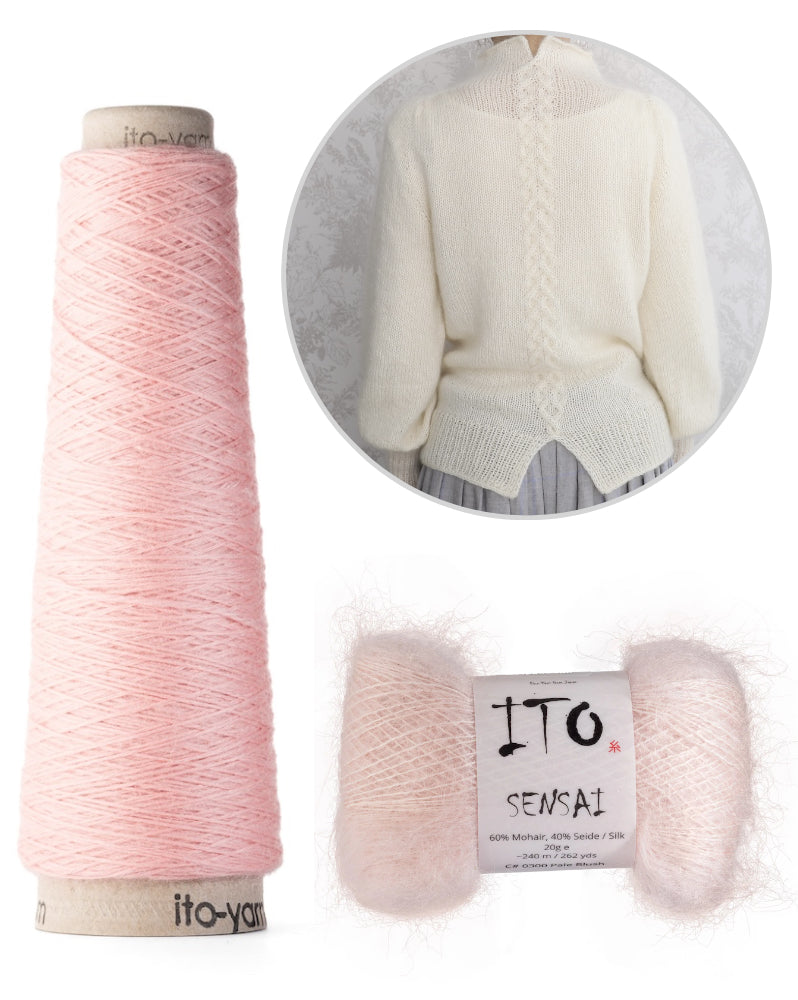 Eri Shimizu Yuu Blouse mit Rakuda und Sensai von ITO Yarn 10