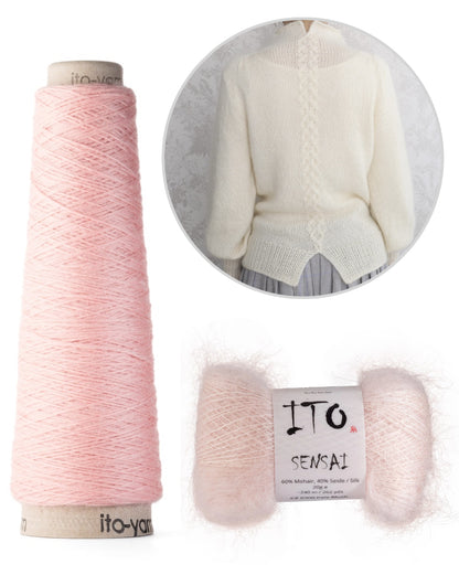 Eri Shimizu Yuu Blouse mit Rakuda und Sensai von ITO Yarn 10