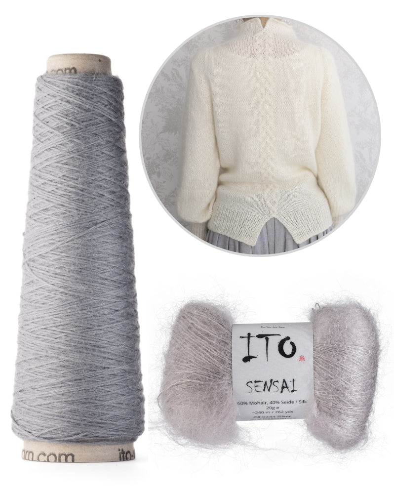 Eri Shimizu Yuu Blouse mit Rakuda und Sensai von ITO Yarn 13