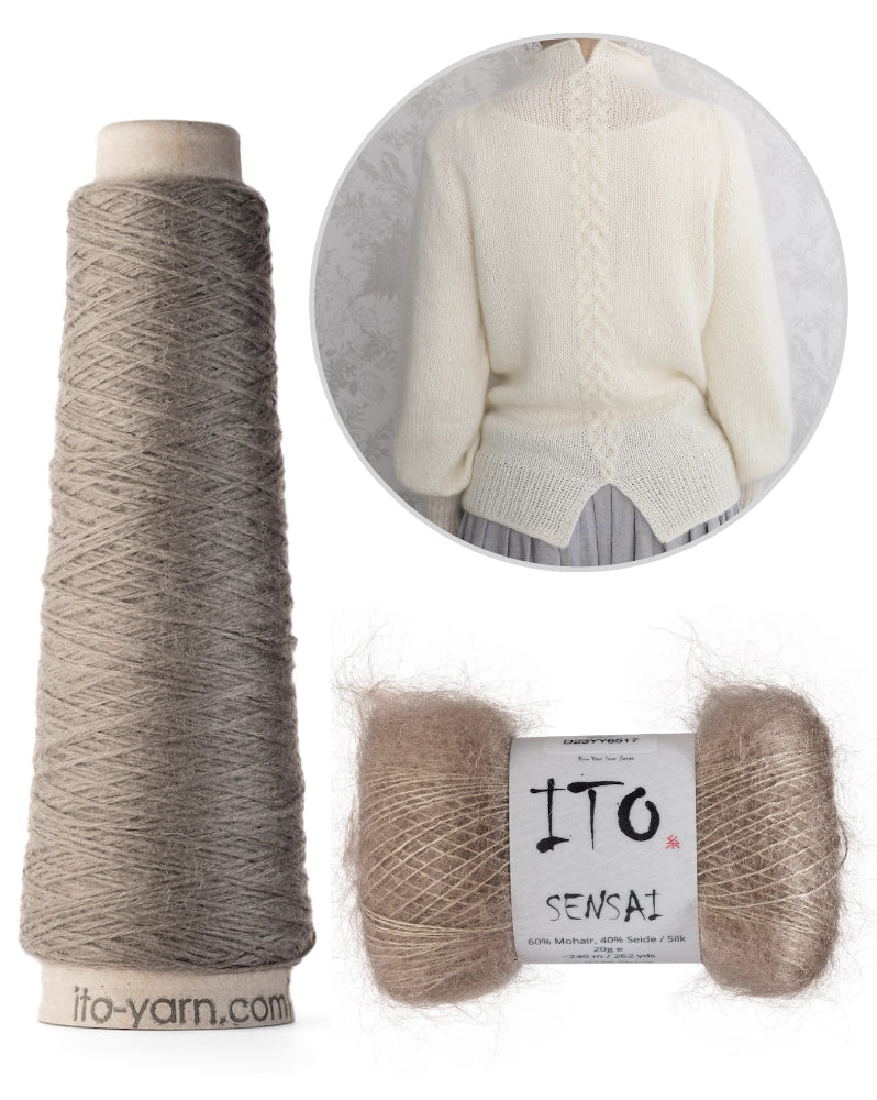 Eri Shimizu Yuu Blouse mit Rakuda und Sensai von ITO Yarn 11