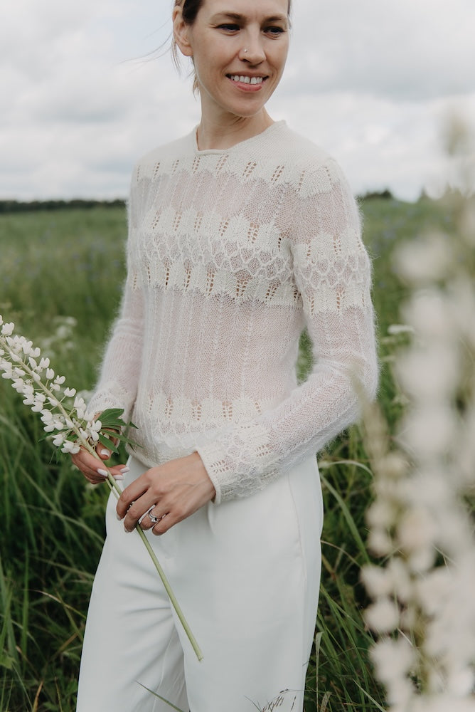 Zante Knits Caeli Sweater mit Pinta und Mohair Bliss von Pascuali 5