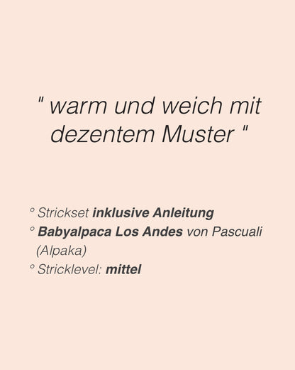Zigzag Cape | Norwegermuster aus Babyalpaca Los Andes