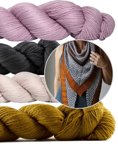 Zimtstjerne | drømmende mønster i Cheeky Merino Joy fra Rosy Green Wool