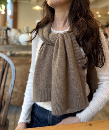 Hooded Shawl Vest | super alsidig og ekstremt blød i Classic Cashmere fra Cardiff
