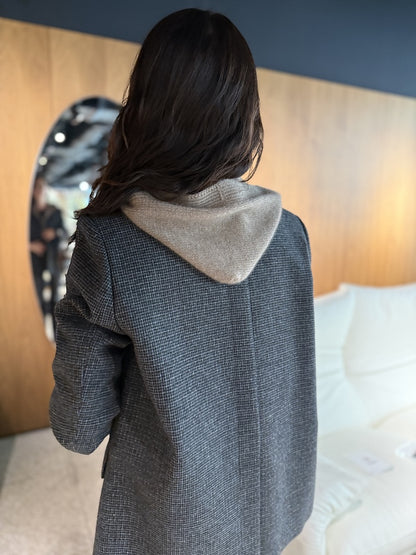 Hooded Shawl Vest | super alsidig og ekstremt blød i Classic Cashmere fra Cardiff