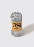 we are knitters Bamboo Lace Garnknäuel in Farbe grey