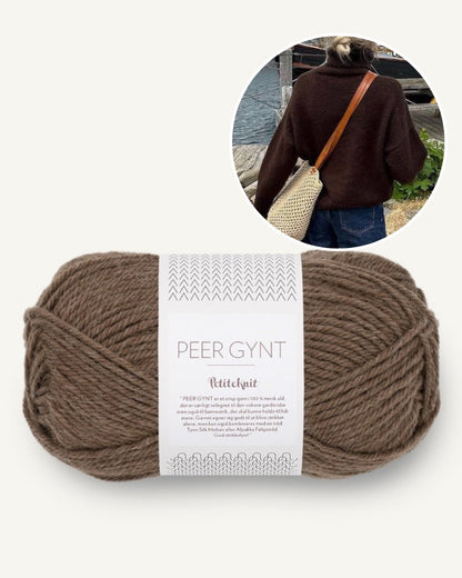PetiteKnit, Chestnut Sweater, muskat