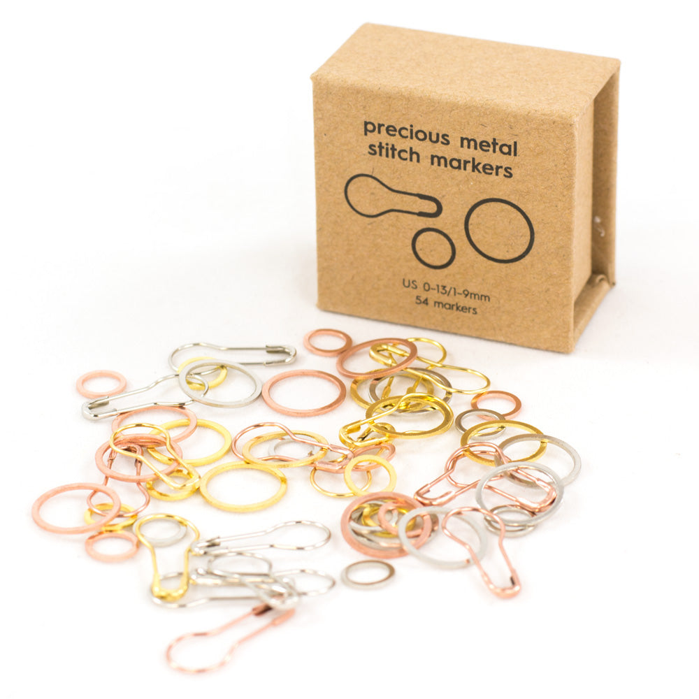 CocoKnits Precious Metal Stitch Markers 2