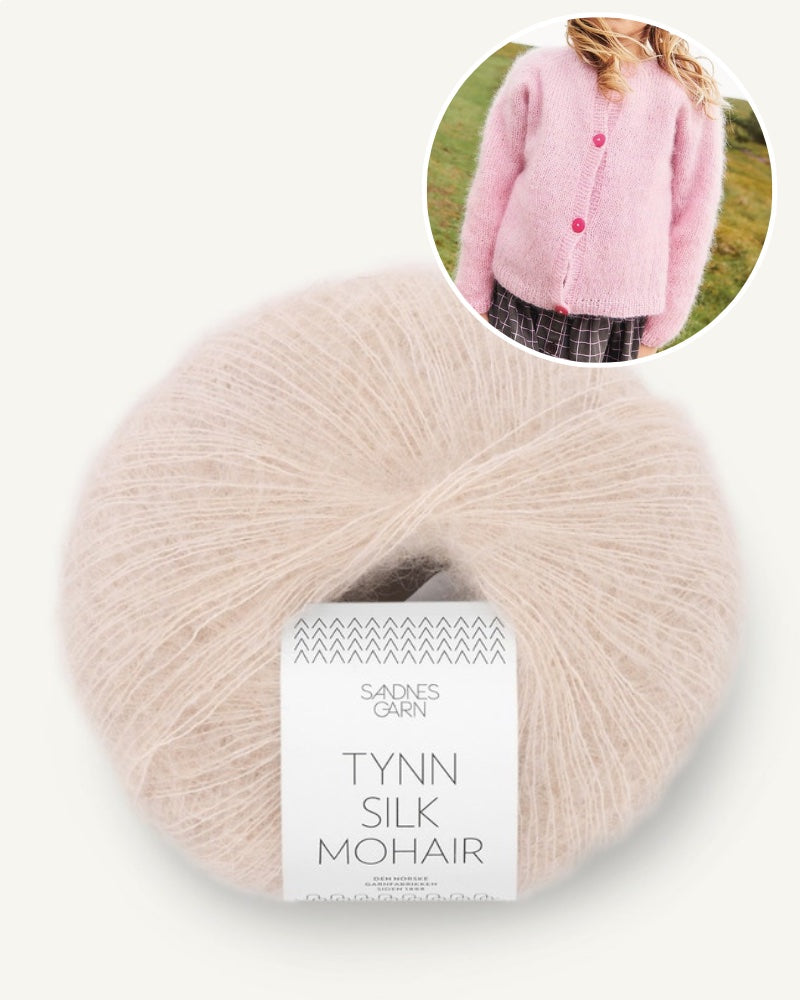 Sandnes, 2309, Kinder, Debutant Cardigan, marzipan