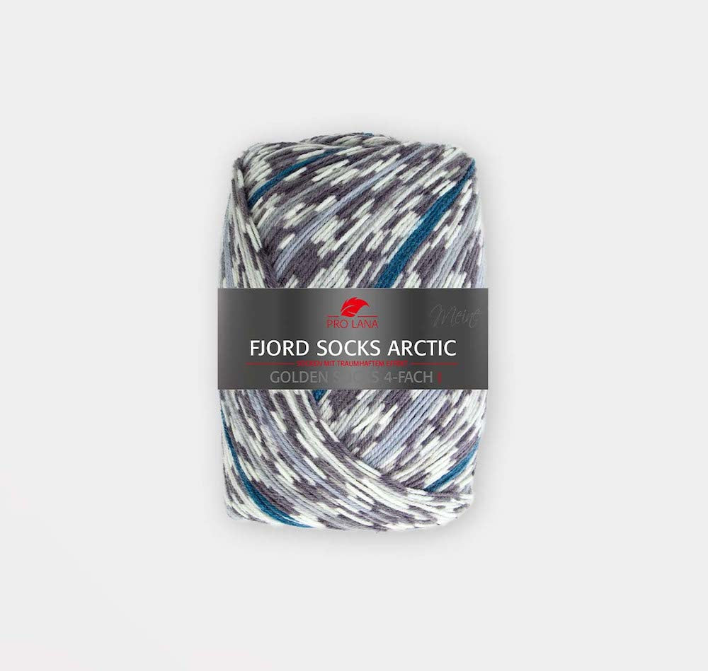 Pro Lana, Fjord Socks 4-fach, Arctic, Fb. 283
