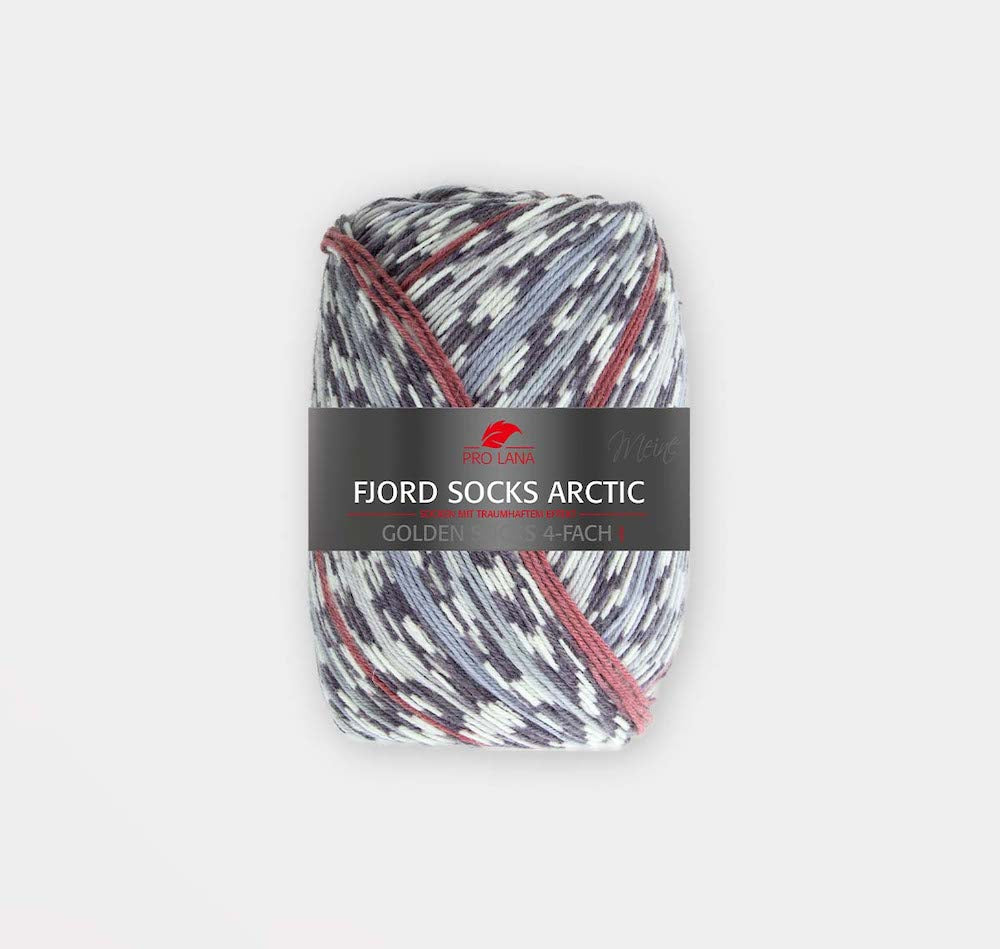 Pro Lana, Fjord Socks 4-fach, Arctic, Fb. 284