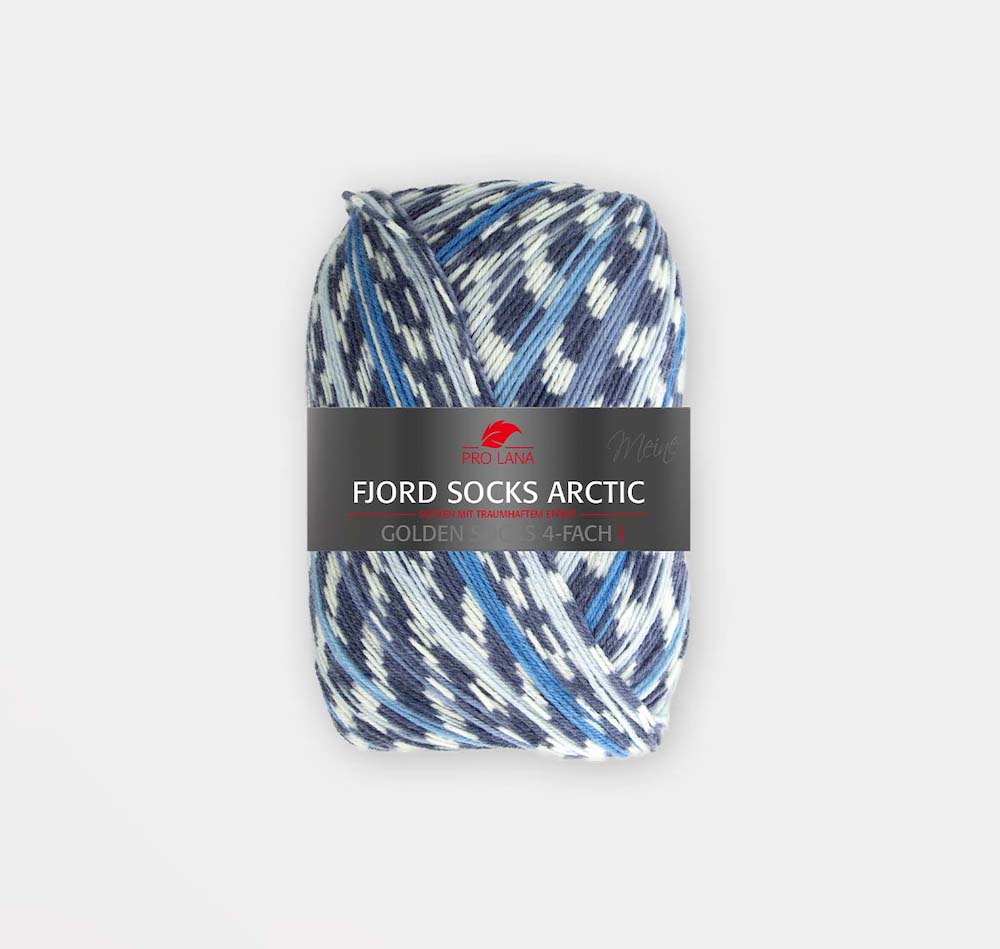 Pro Lana, Fjord Socks 4-fach, Arctic, Fb. 286