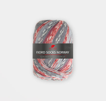 Pro Lana, Fjord Socks 4-fach, Norway, Fb.  382