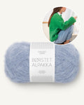 Franky Pullover - Borstet Alpakka
