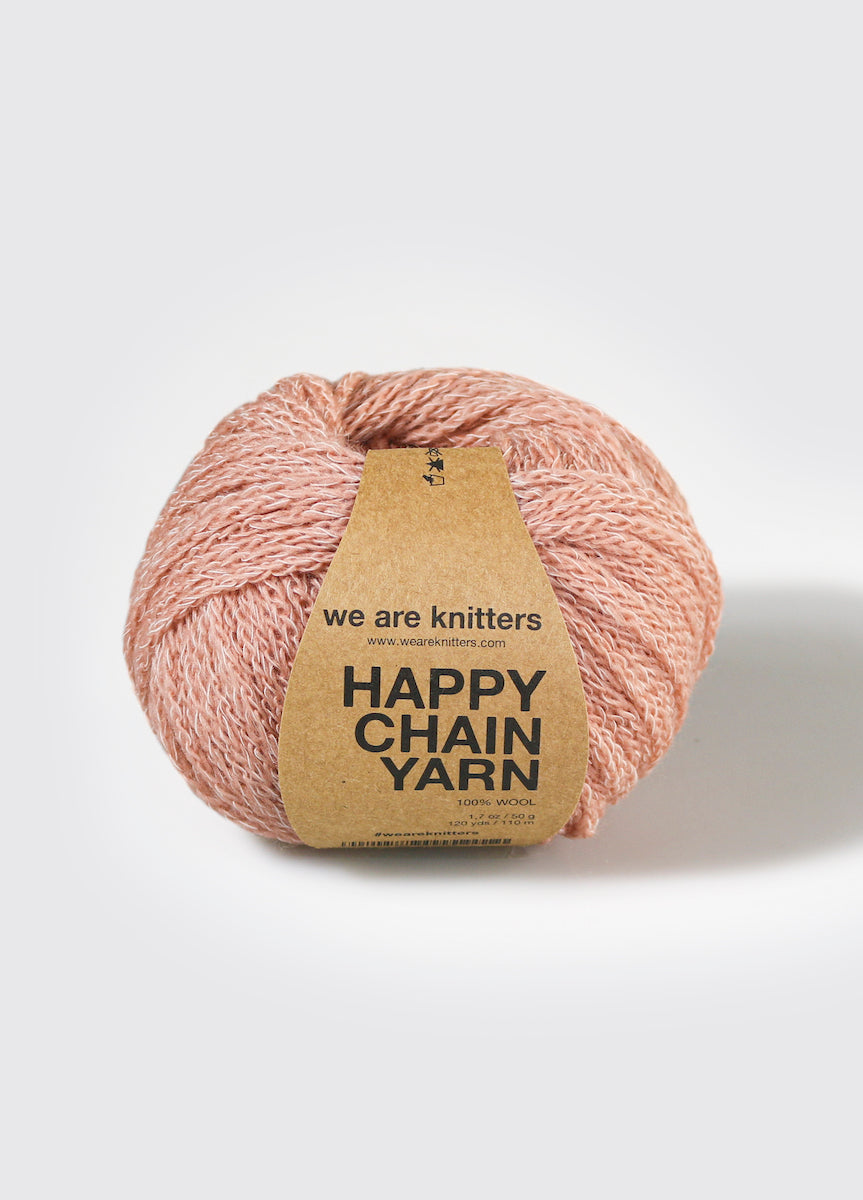 we are knitter Happy Chain Garnknäuel in Farbe dusty pink