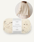 Kelly Pullover Damen aus Tynn Peer Gynt in nature tweed