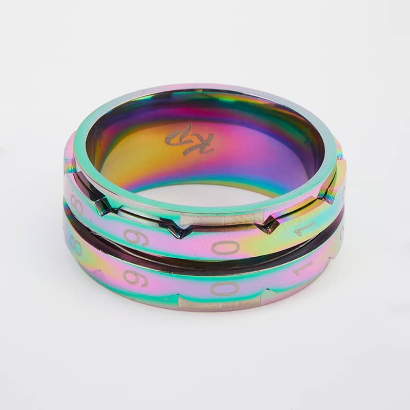 KnitPro Reihenzählring Regenbogen 1
