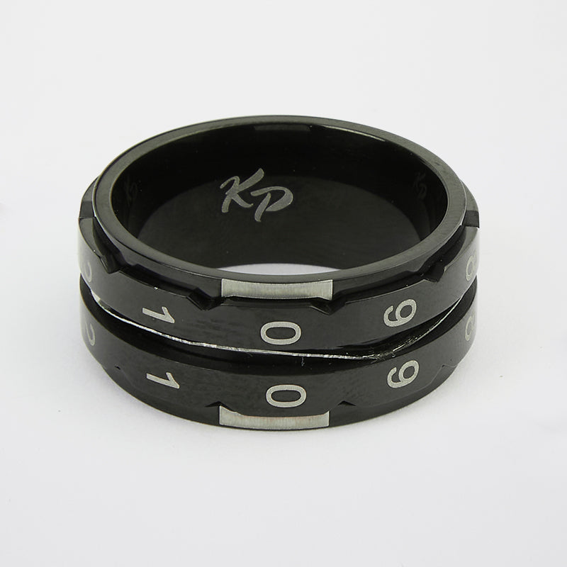 KnitPro Reihenzähler Ring schwarz 2