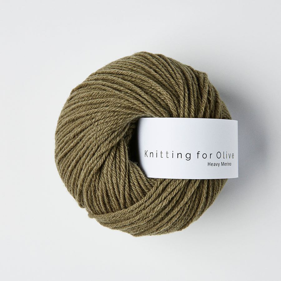 Knitting for Olive Heavy Merino Farbe dusty olive