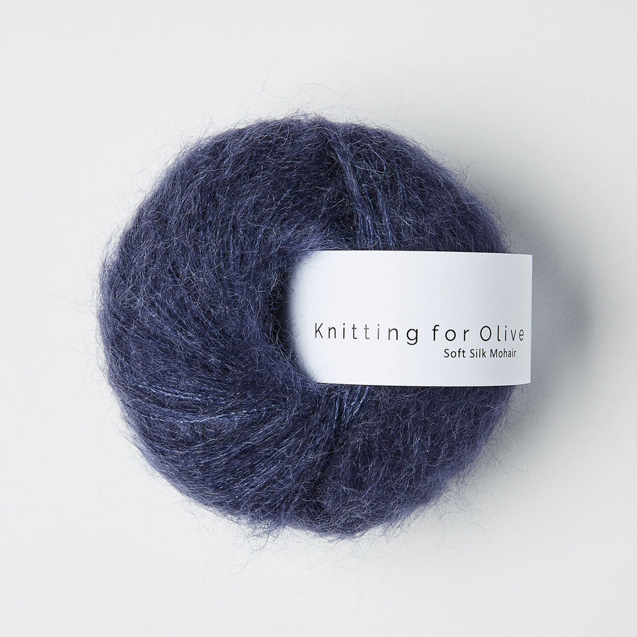 Knitting for Olive Soft Silk Mohair Farbe dark blue