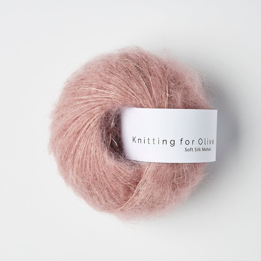 Knitting for Olive Soft Silk Mohair Farbe dusty rose