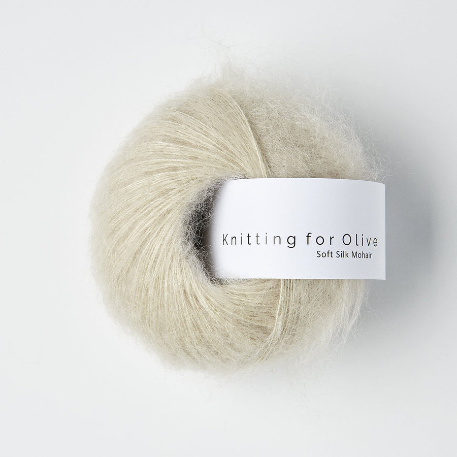 Knitting for Olive Soft Silk Mohair Farbe marzipan