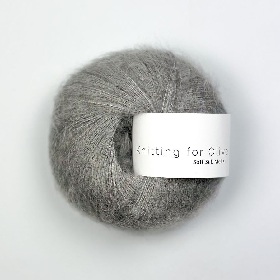 Knitting for Olive Soft Silk Mohair Farbe rainy day