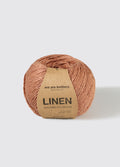 we are knitters Linen Garnknäuel in Farbe blush