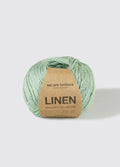 we are knitters Linen Garnknäuel in Farbe mint