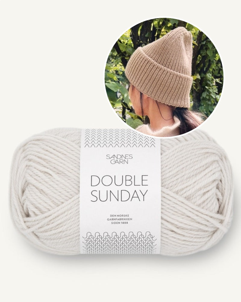 Sandnesgarn, Must have Beanie, doppelbödig, Farbe: Kitt