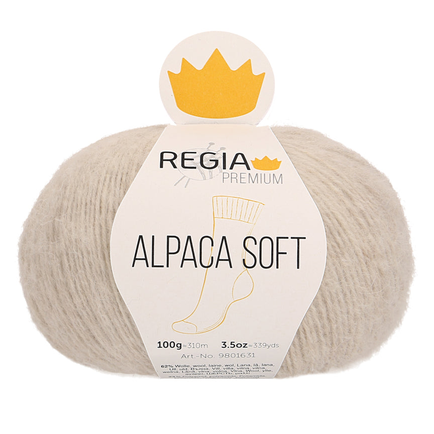 Regia Premium Alpaca Soft Knäuel in Farbe 00002